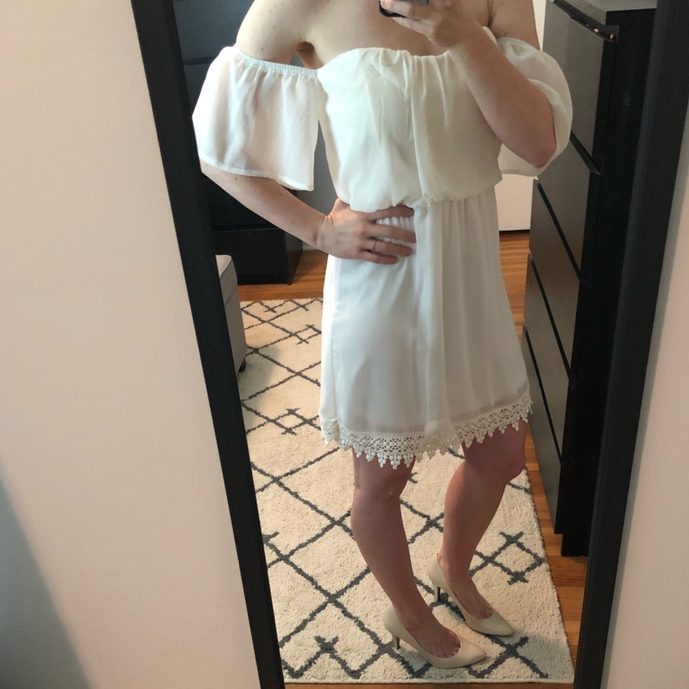 Socialite Cream Dress